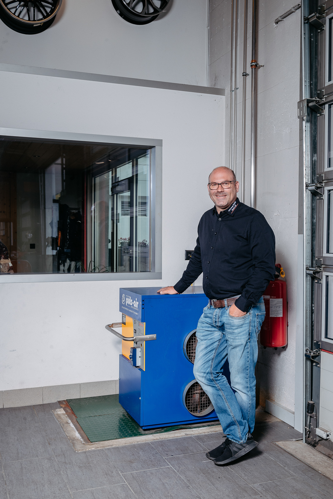 Angelo Zeiter Fahrzeugcenter Goms heats with Puls-air